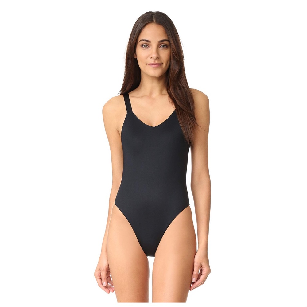 Vitamin A Leah One Piece Black Swimsuit